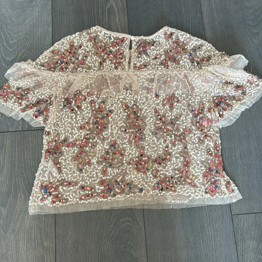 Beaded Top with Ruffles - Picture 5 of 5